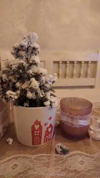 クリスマスの飾り付け