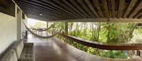 The bedroom balcony
