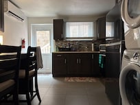 Rather dark kitchen, needs stove top lights.