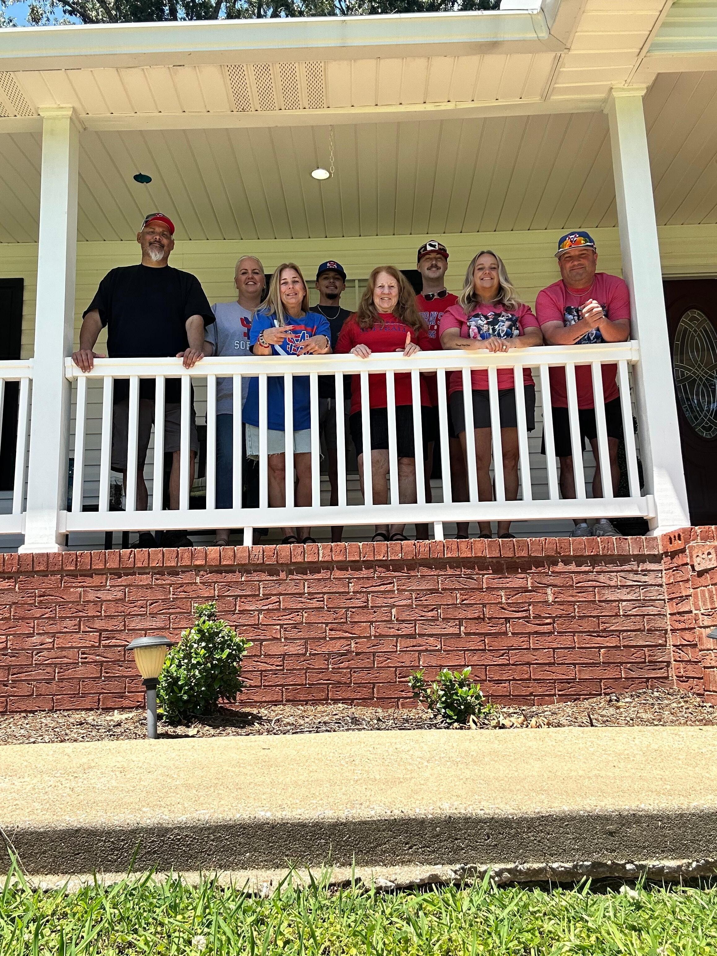 Covered front porch 