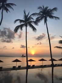 One of many beautiful and breathtaking sunsets