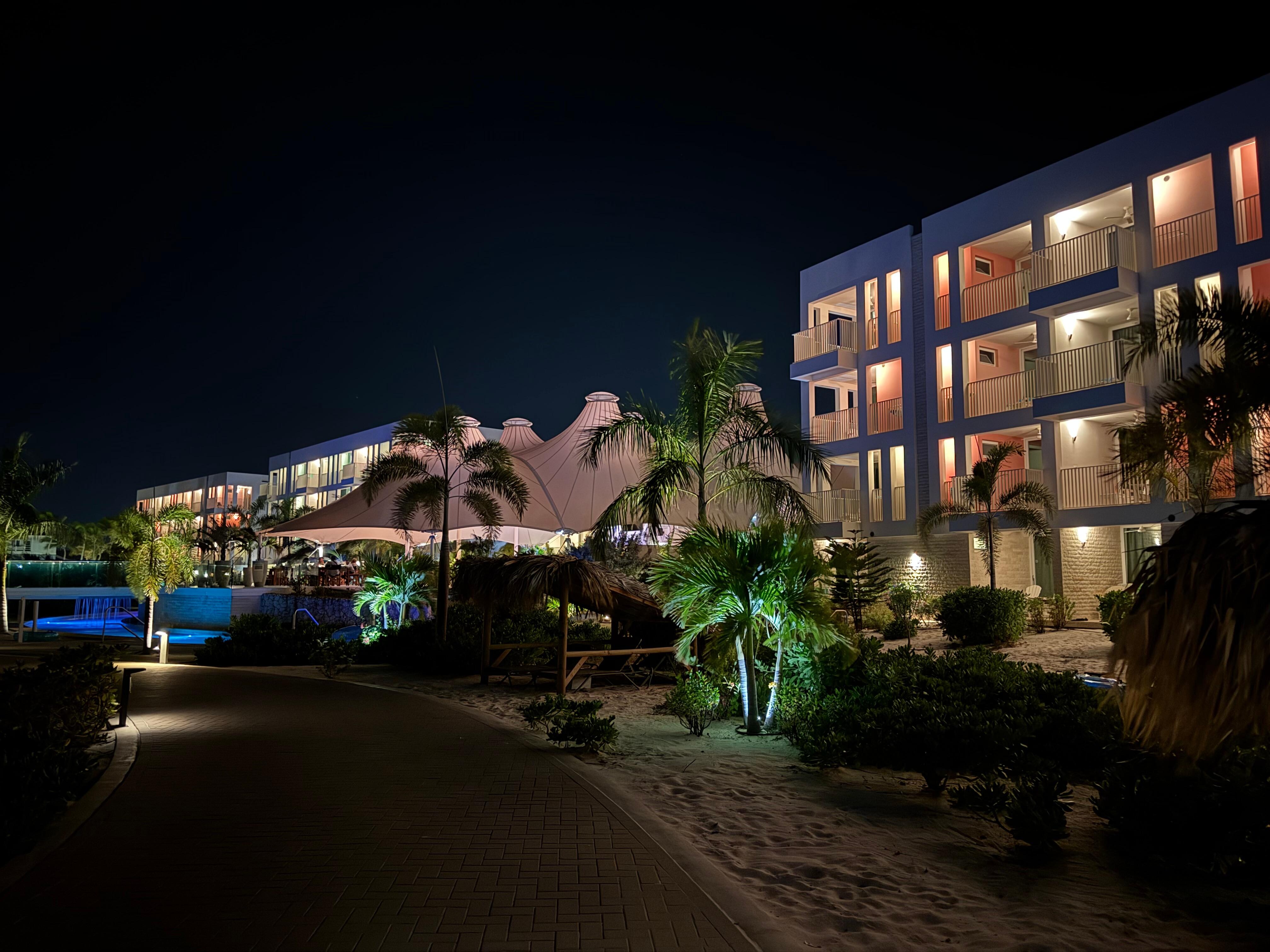 Hotel at night