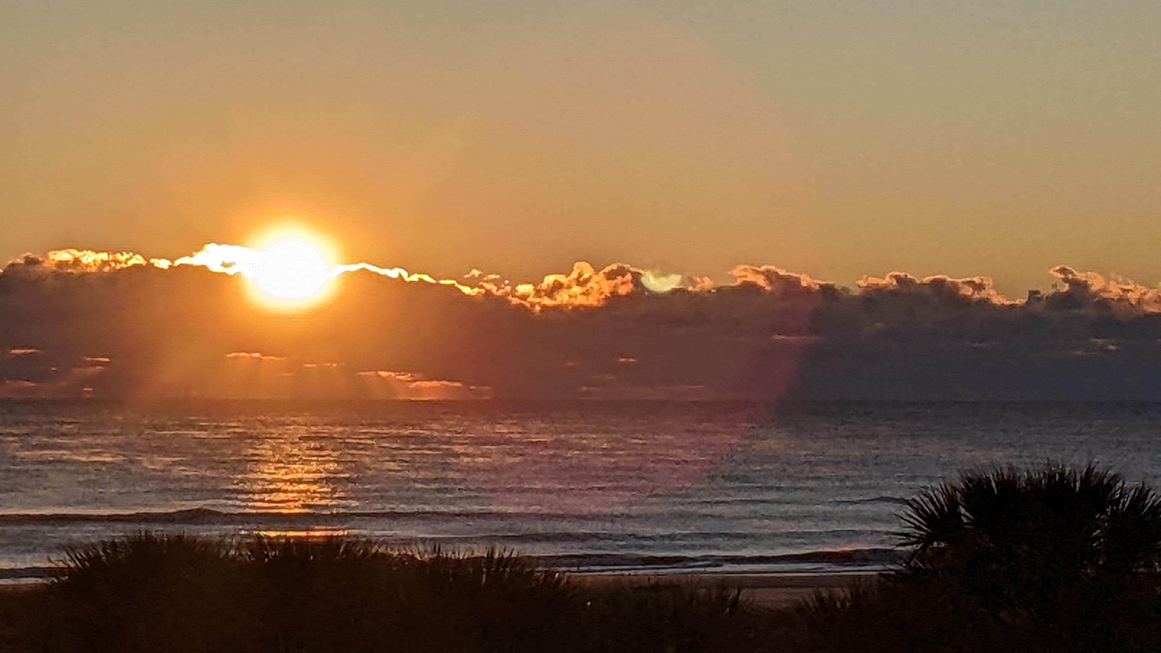 sunrise from side balcony