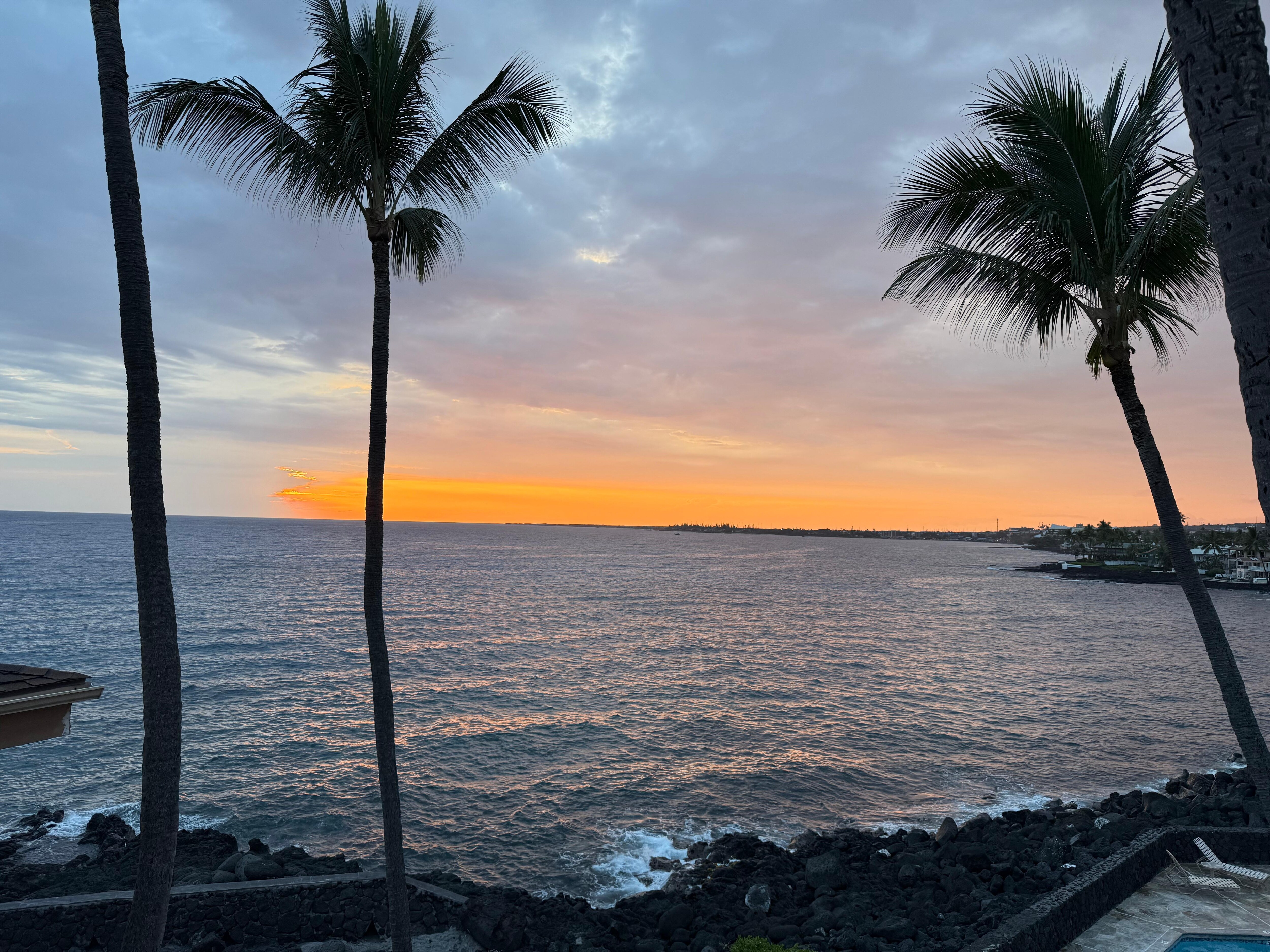 View from the lanai. 