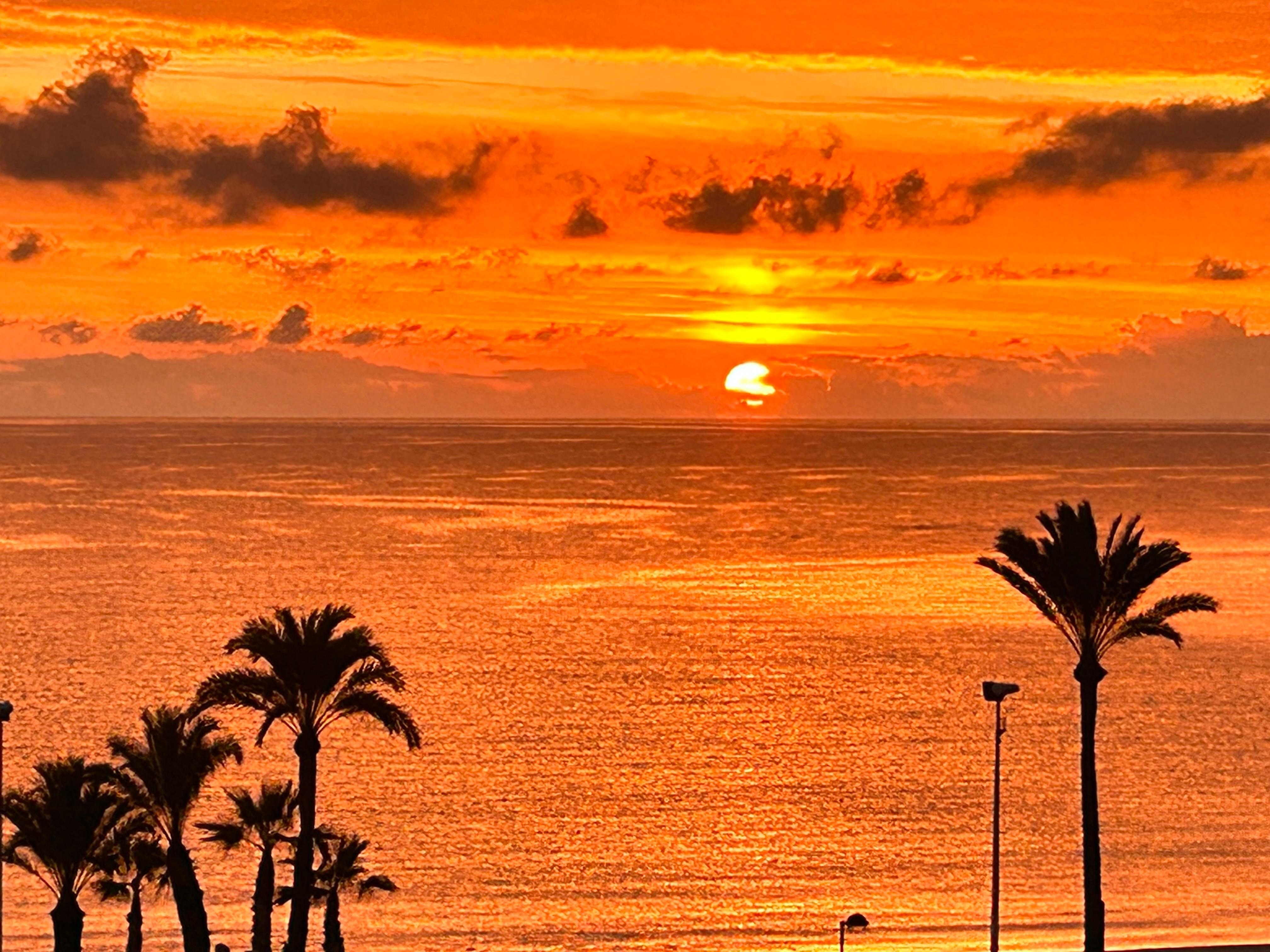 Sunrise from balcony