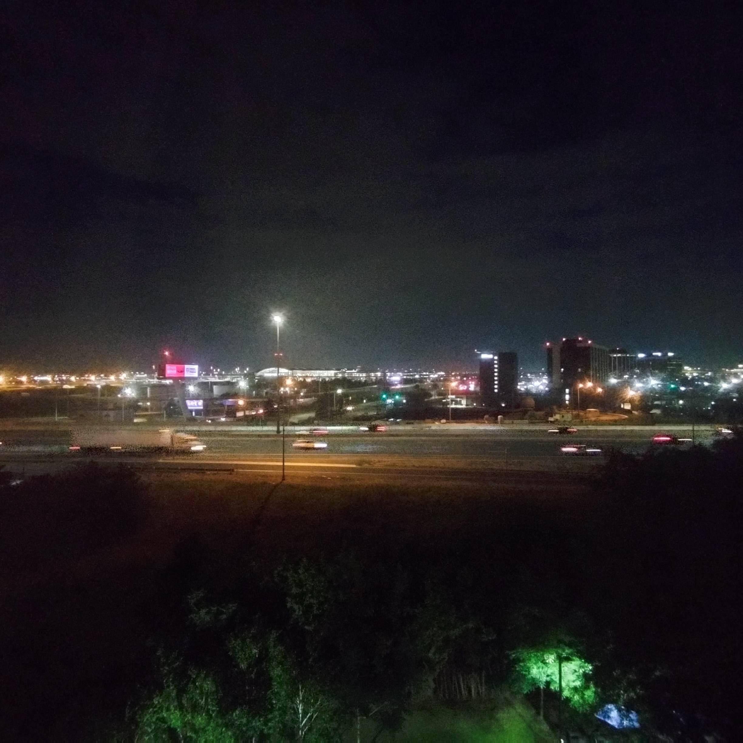 View from room on 7th floor facing west 