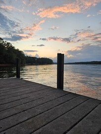 Lake Hartwell from the dock