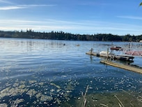 Kayaking in the bay.