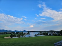 View from the deck near sunset.