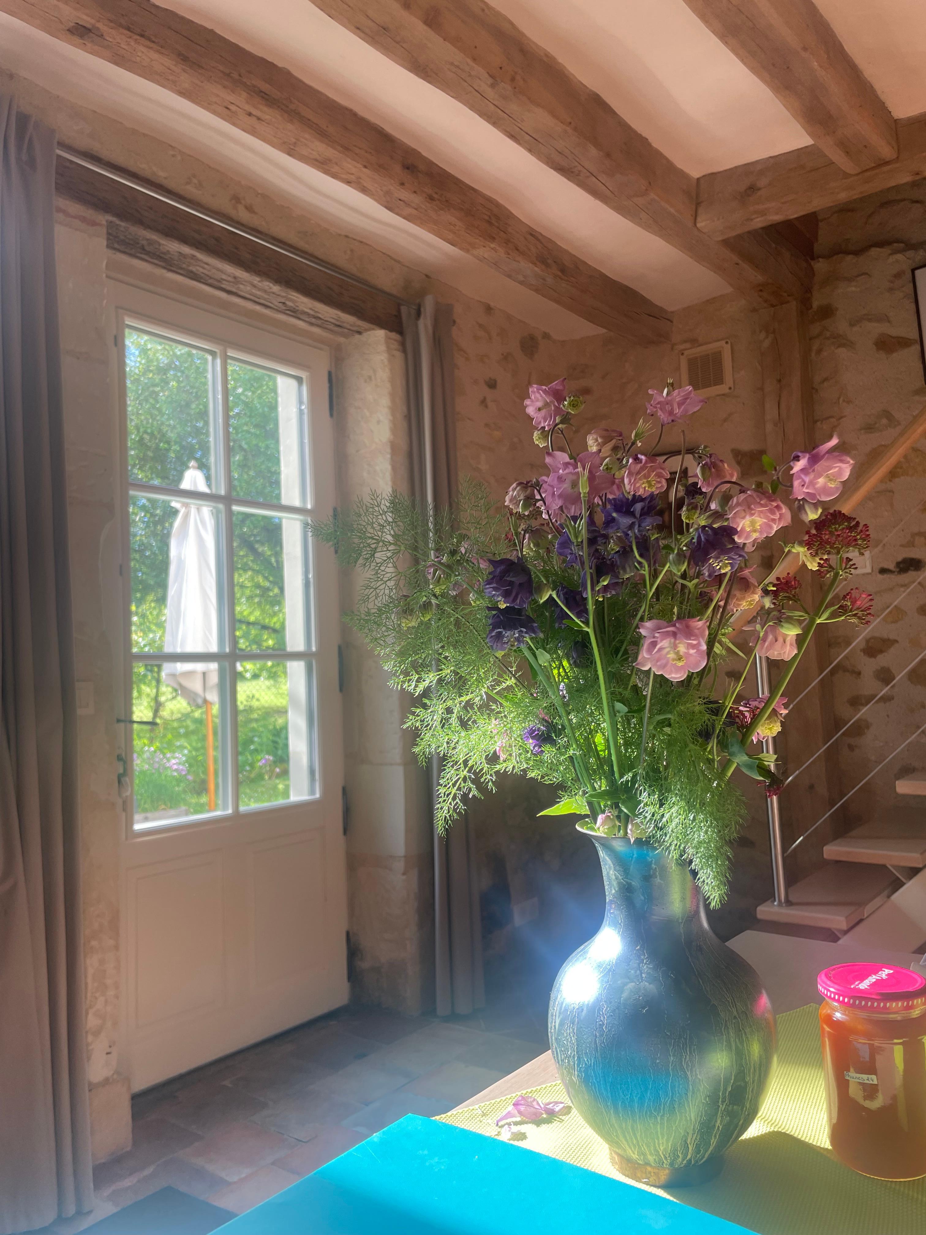 Un bouquet nous attendait ….