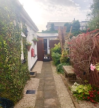 Outside the garden rooms