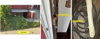 Front area, front door & surge protectors