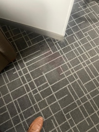 Stained carpet