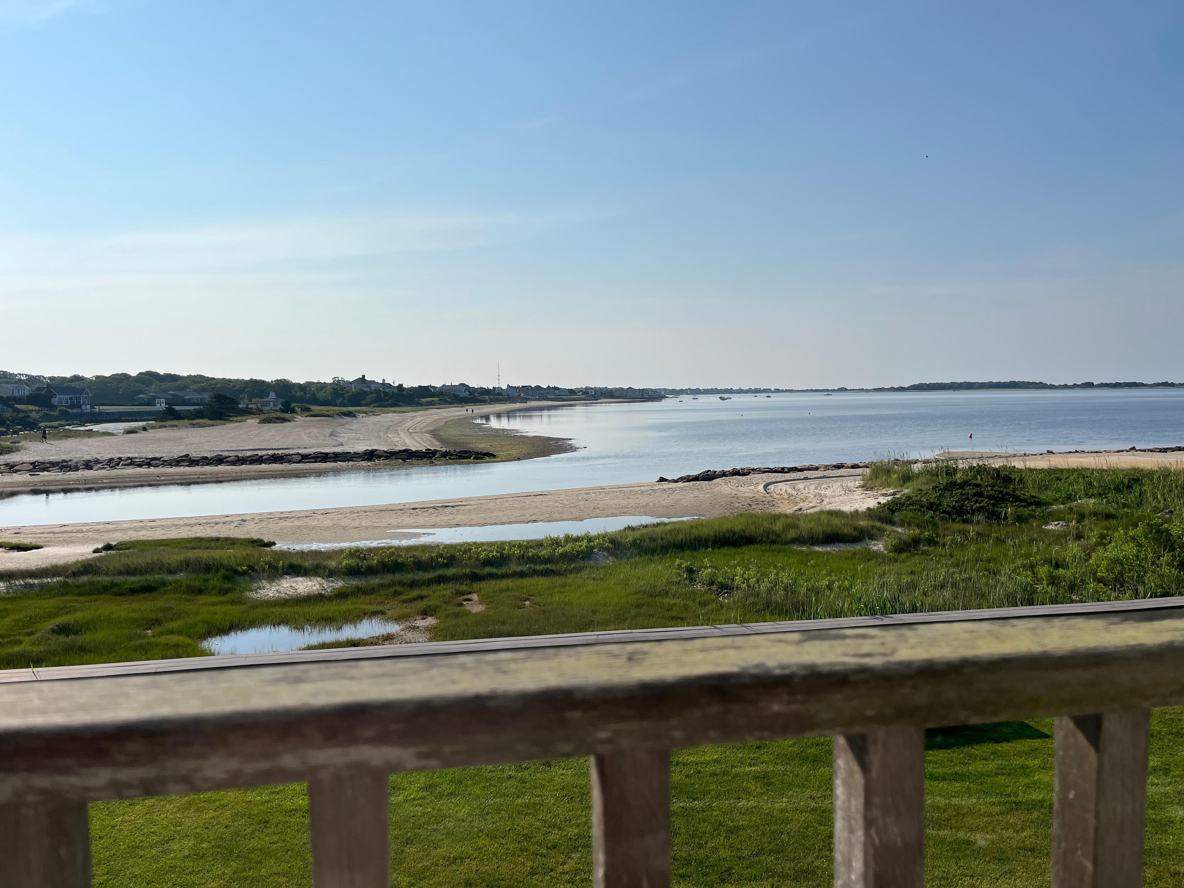 View from our second floor balcony