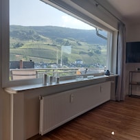 Blick aus dem Wohnzimmer