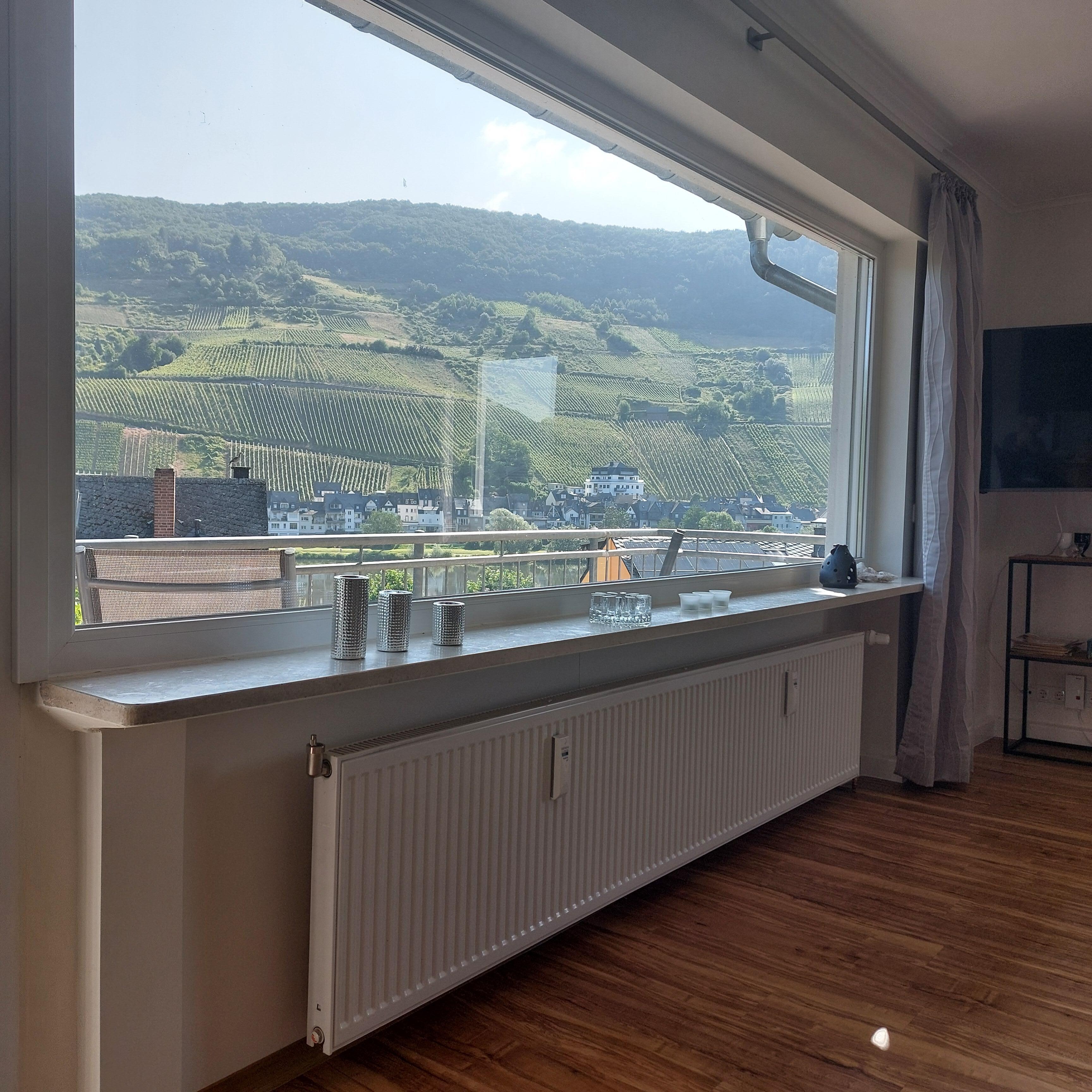 Blick aus dem Wohnzimmer