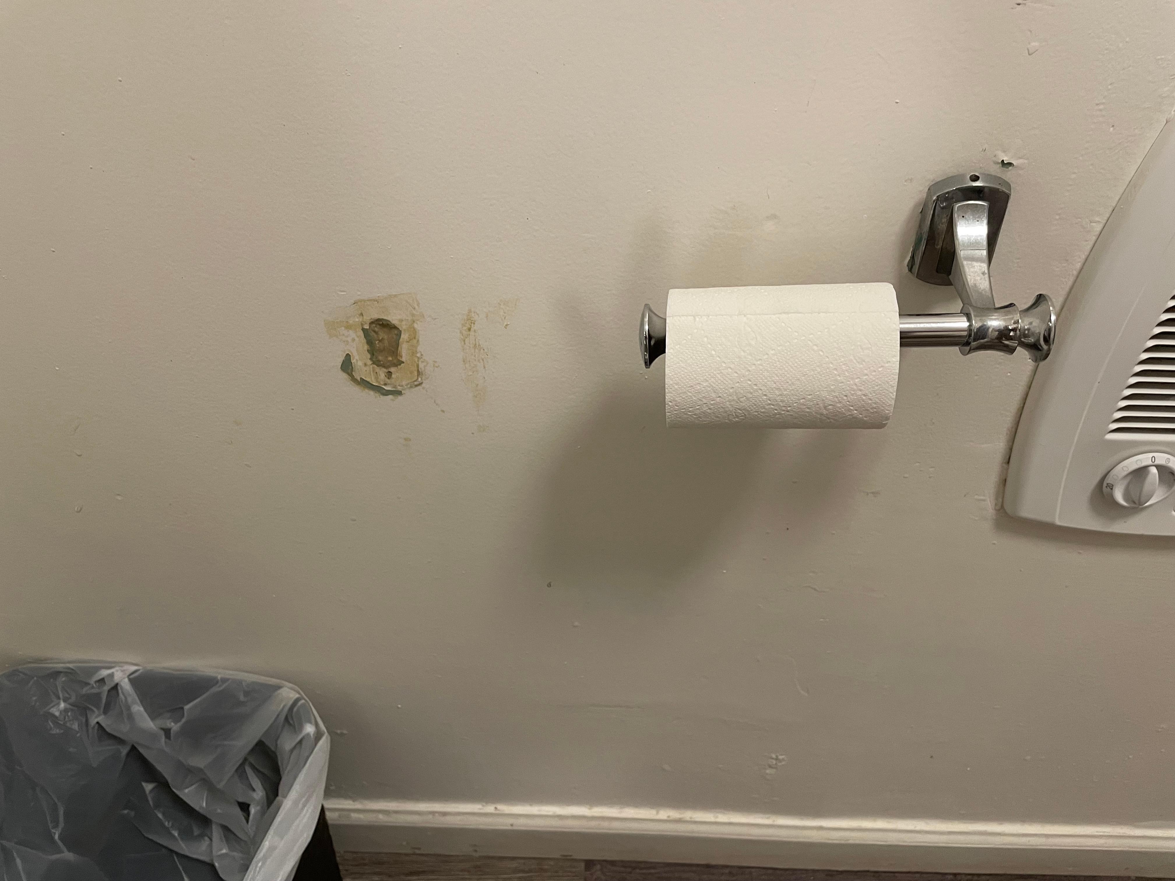 Crumbling bathroom