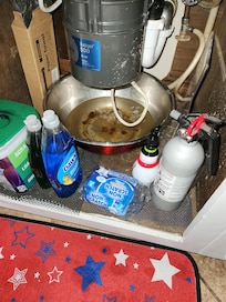Water under the sink