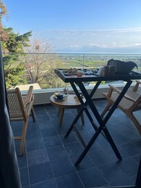 Breakfast on the balcony