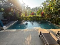 The pool on the garden view room