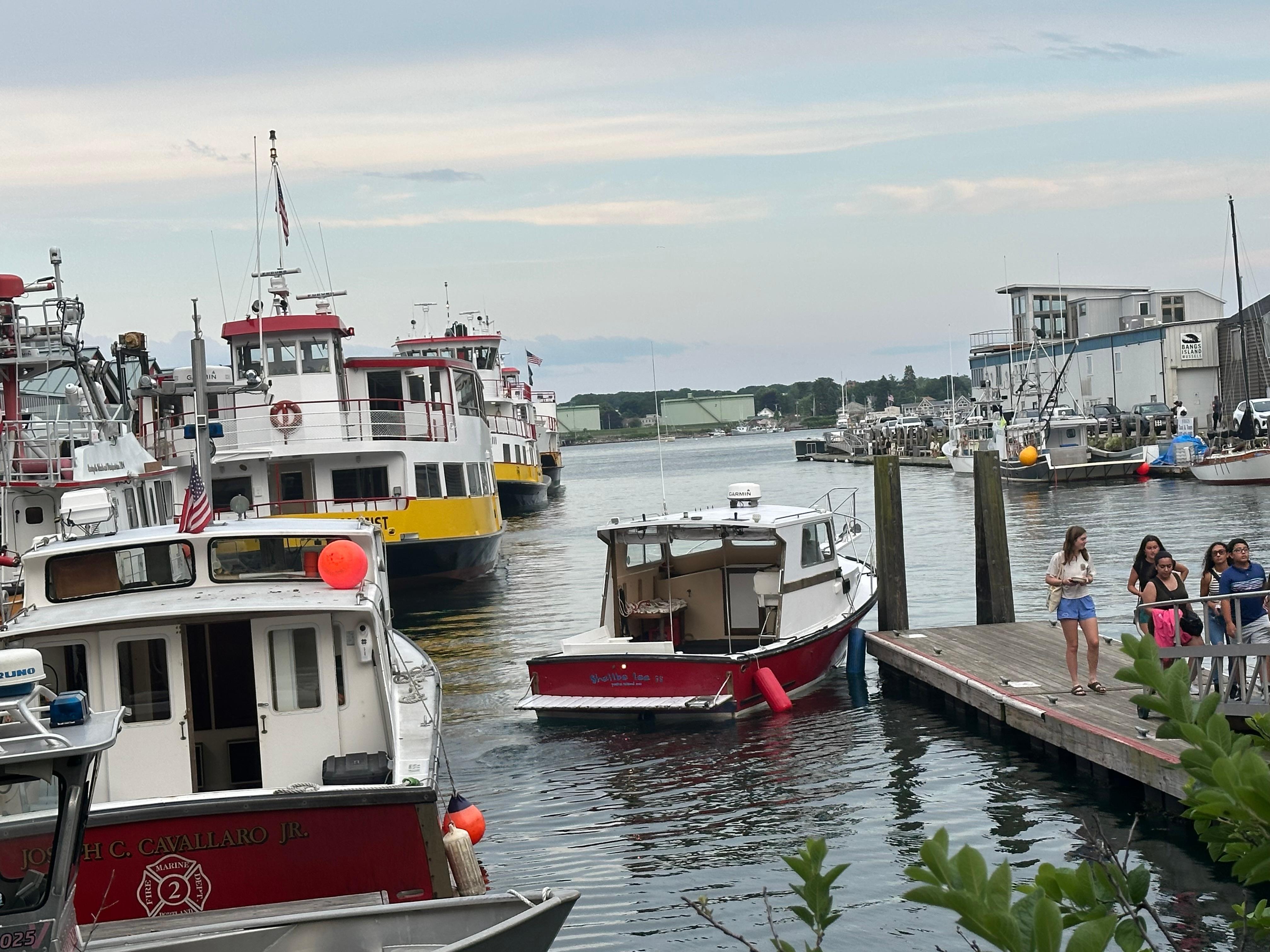 The boats at the port