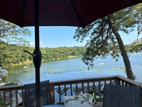 The lake from the upper deck
