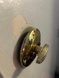 The lock on the door of our second room