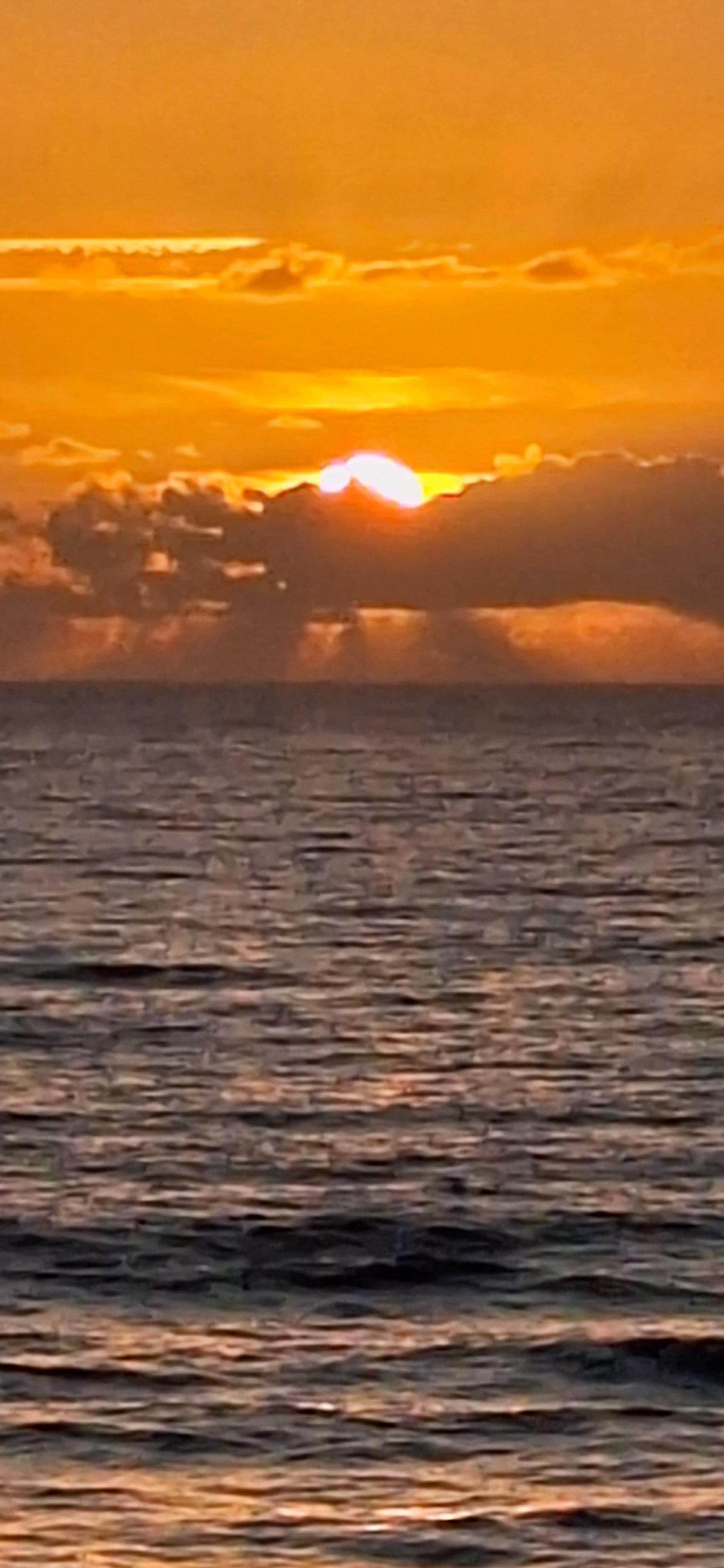 Sunrise from the balcony.