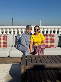 El área de la piscina es espectacular