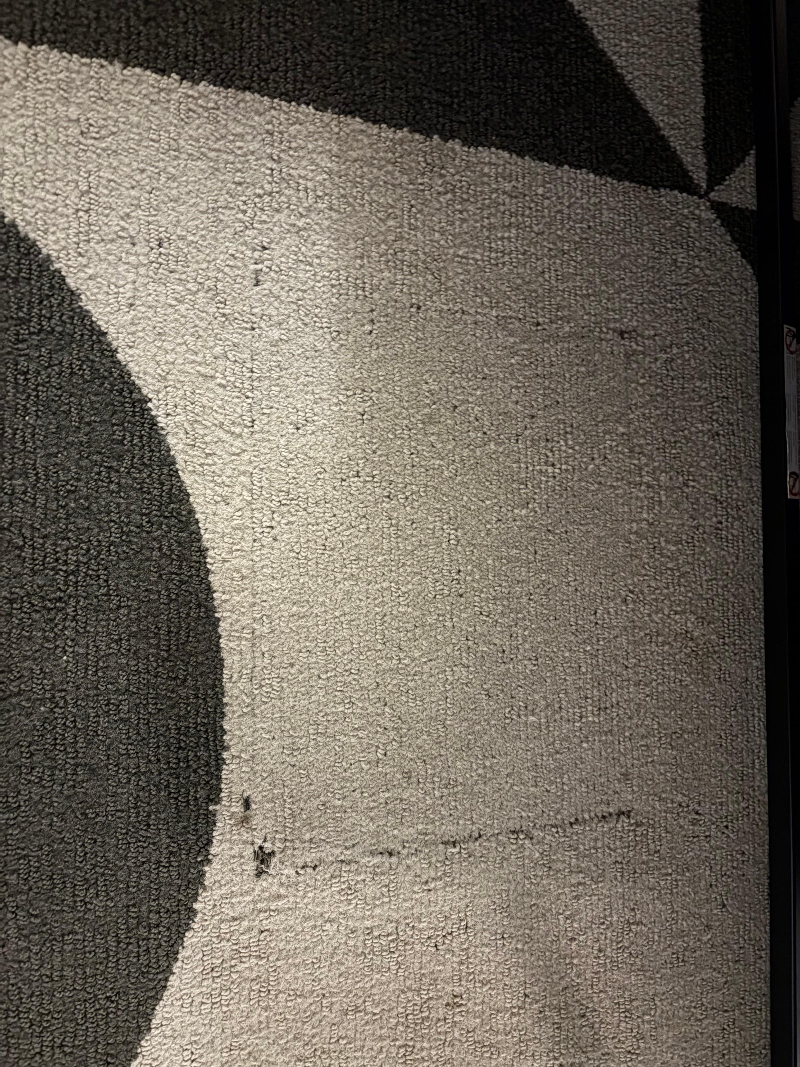 Ripped carpet 