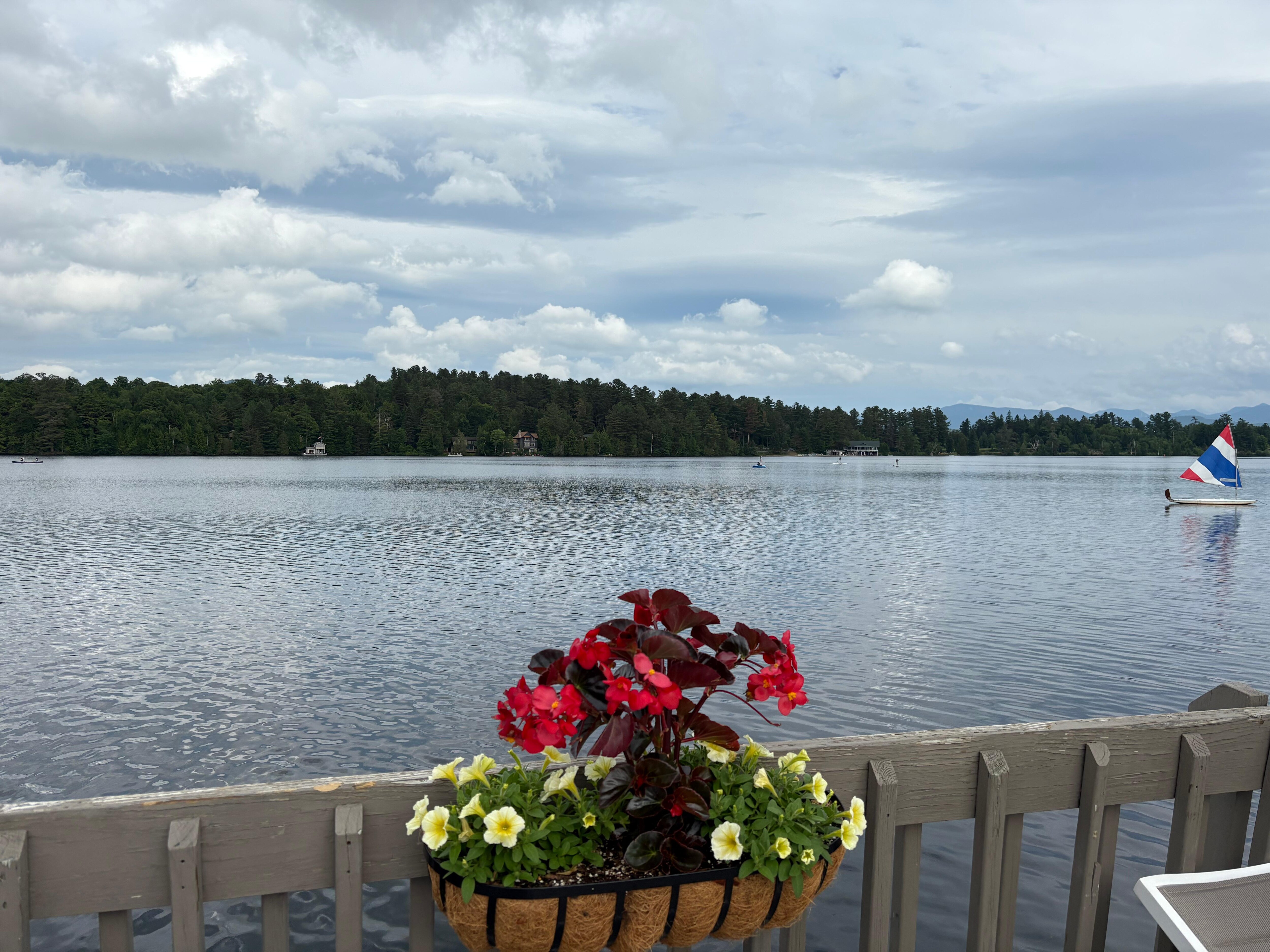 View from outdoor pool
