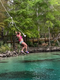 Cypress Springs Adventures. Highly recommended. 30 min north of Panama C. Kayak to the springs