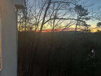 Sunset from the deck.