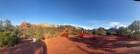 Hike a bit up and you can watch the mountain range turn a bright red at sunset.