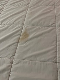 Asked for someone to come look at the heater which wasn’t working. Take blankets with stains. Disgusting