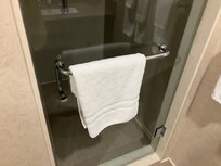 Towels provided for showering