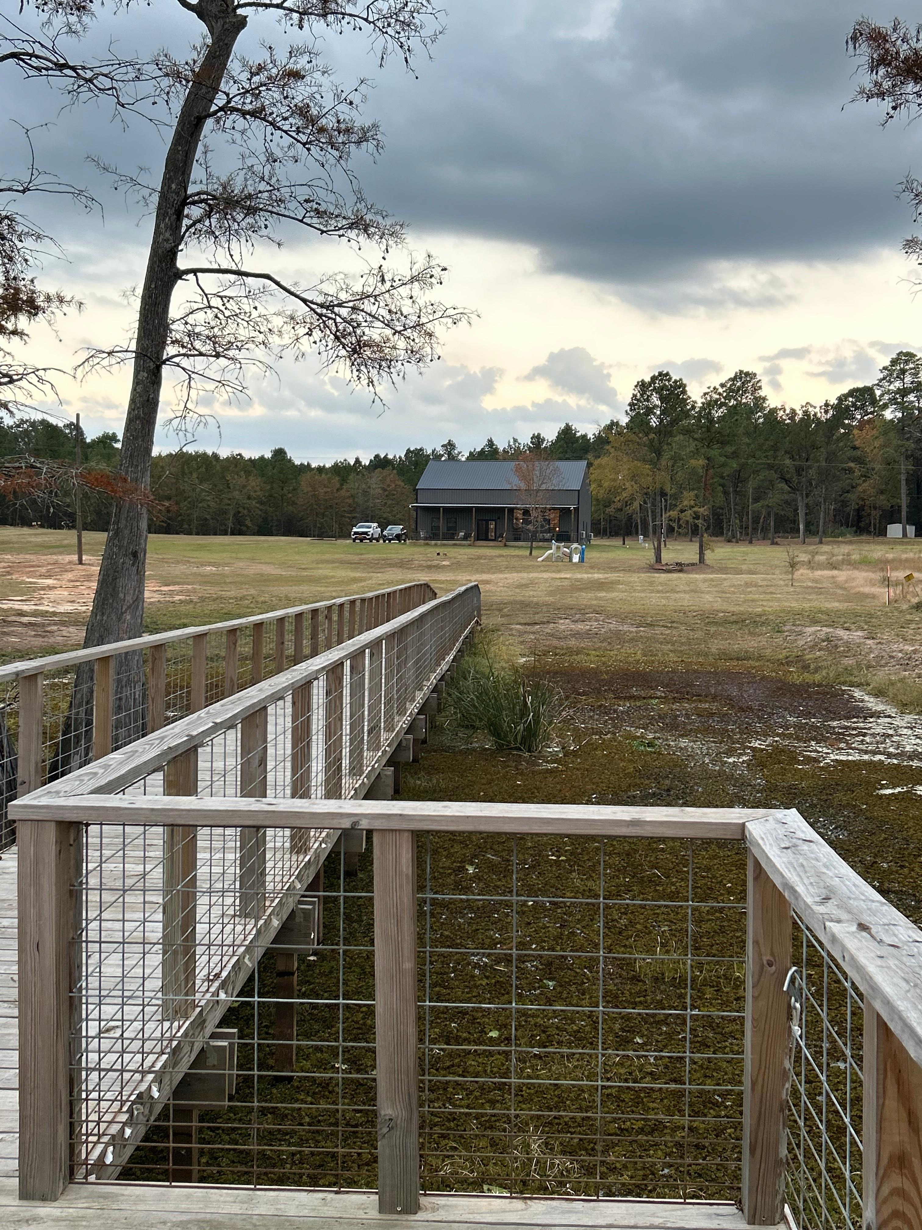 View of house from the lake.