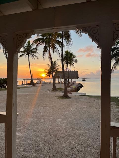 Sunset pic from cottage porch