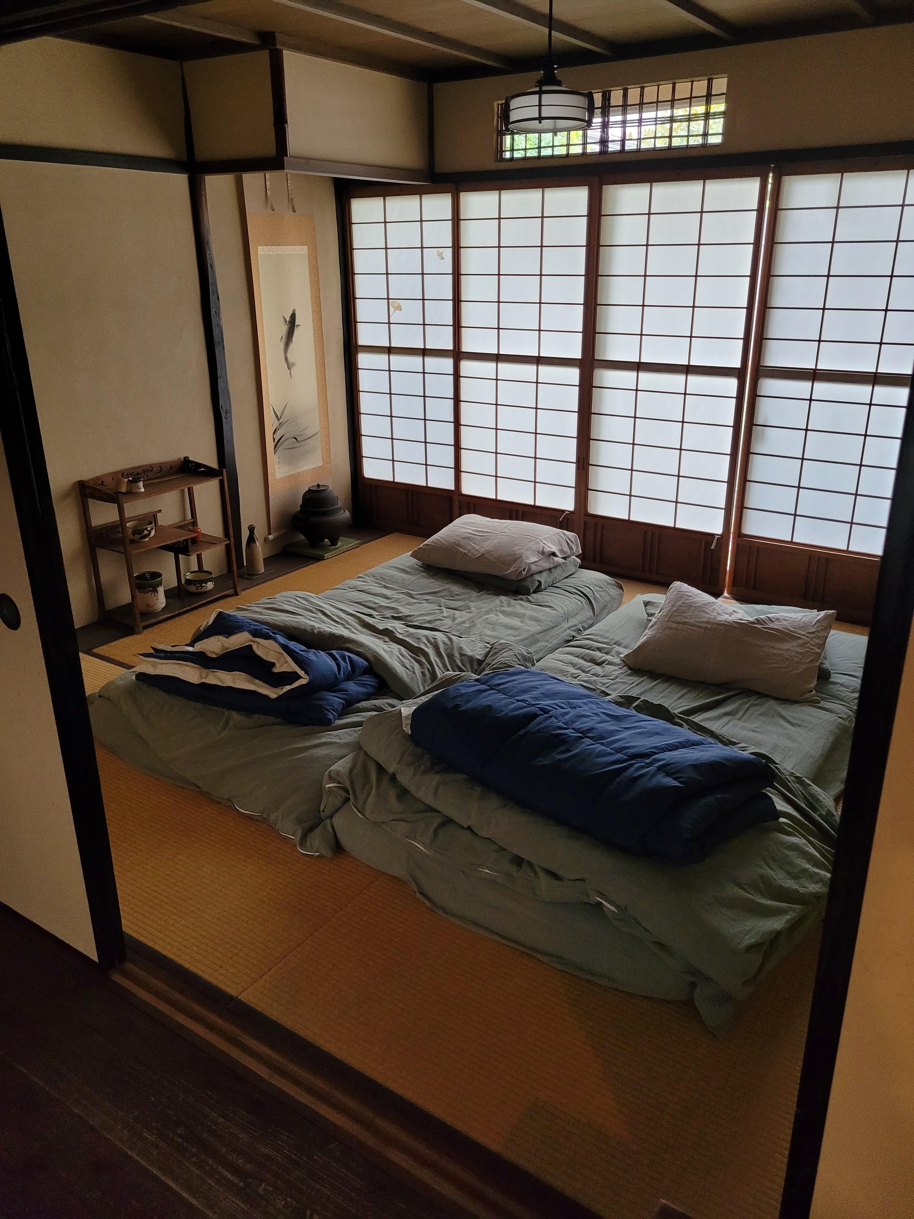 Futons were a unique experience!