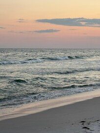 Sunset.