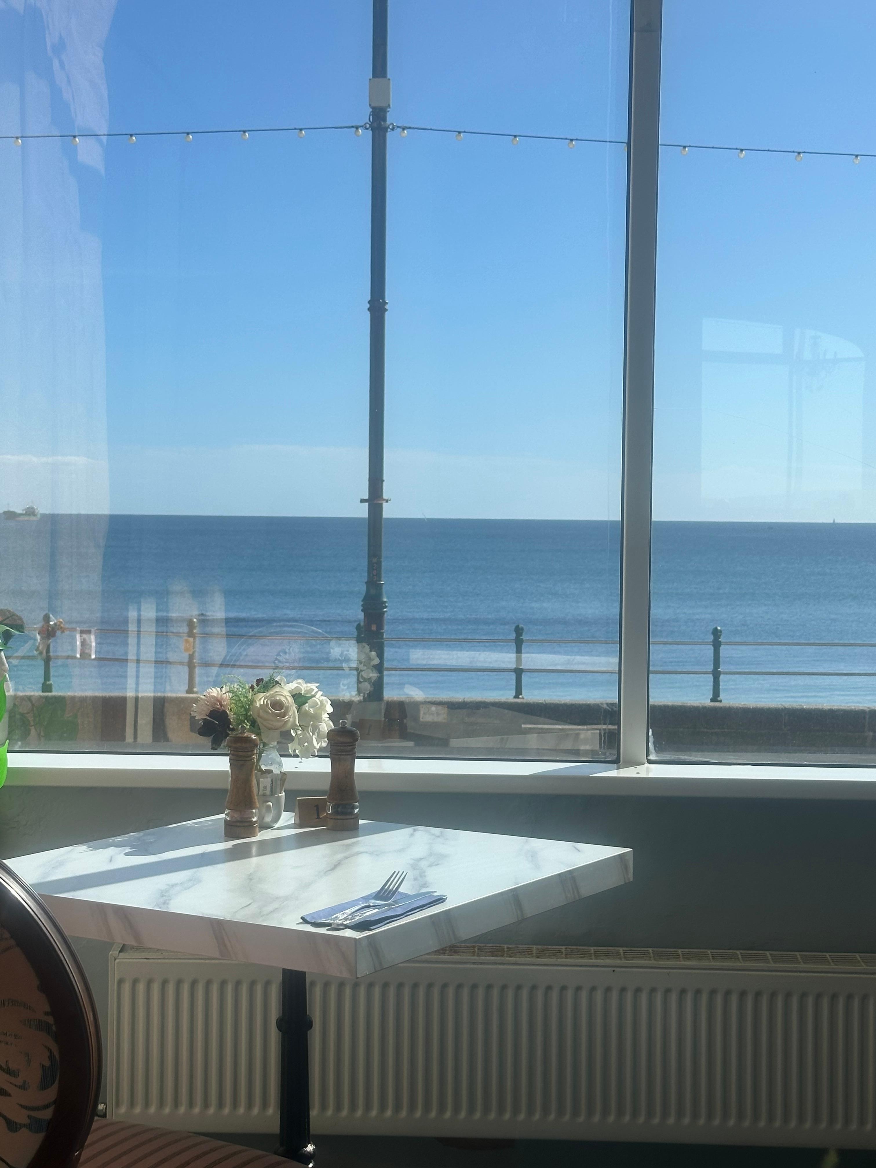 A view from the dining room.