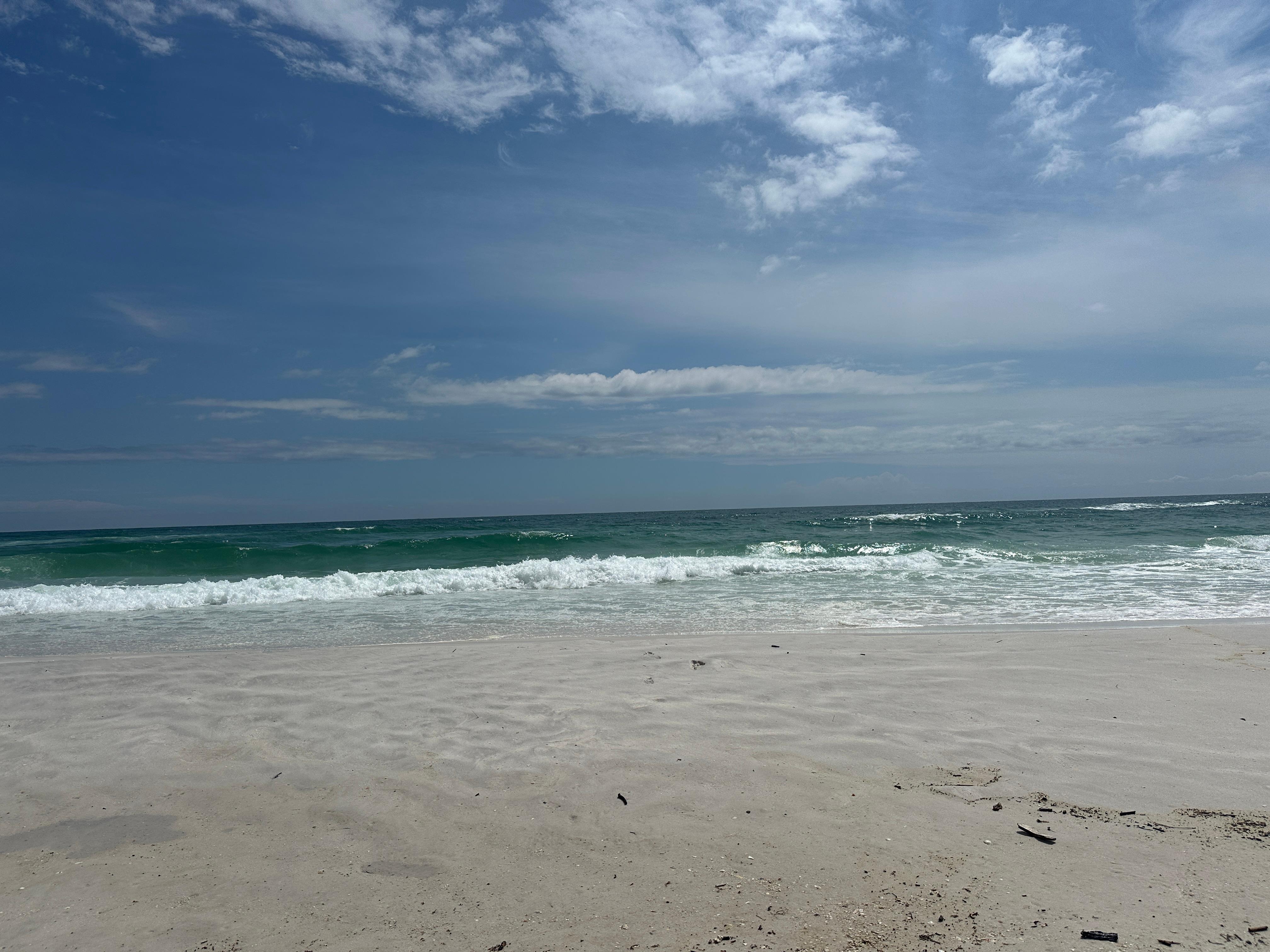 Beach across the street from Tristan Tower