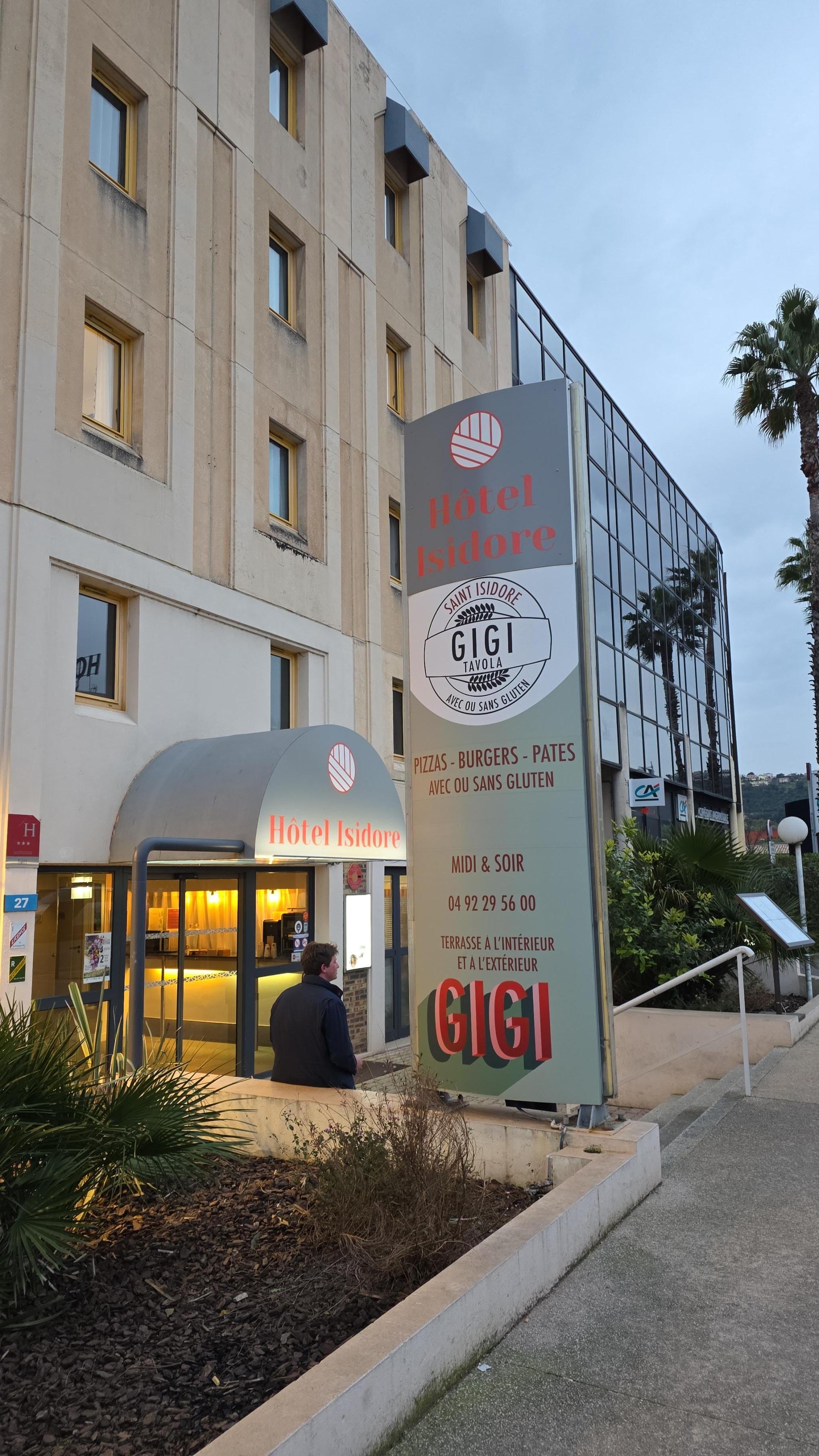 Entrée de l'hôtel