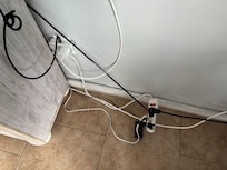 Chords plugged in everywhere