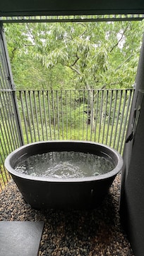 Private onsen in room