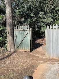 Open gates - uncovered pool is an attractive nuisance