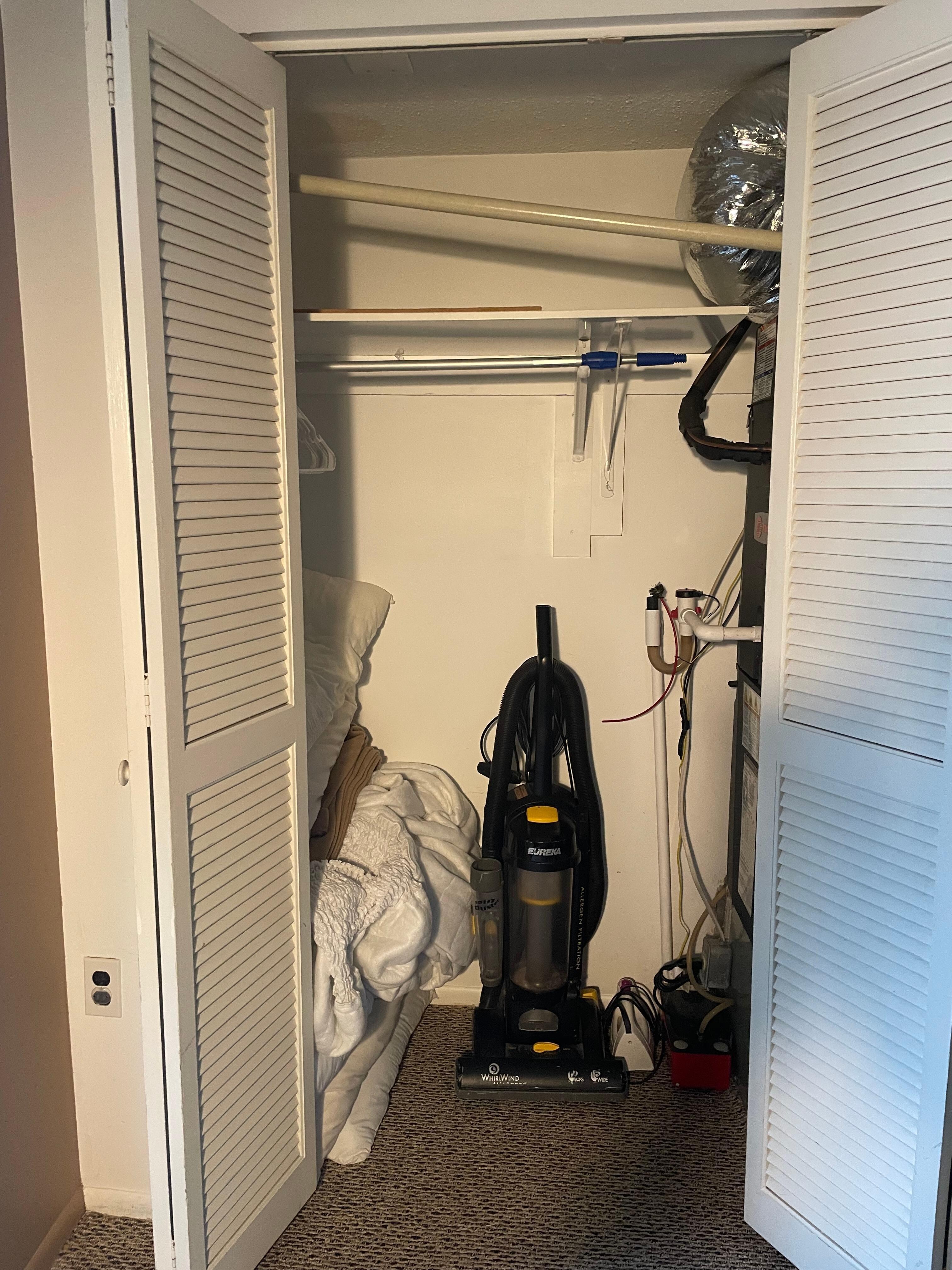 No room in closet 