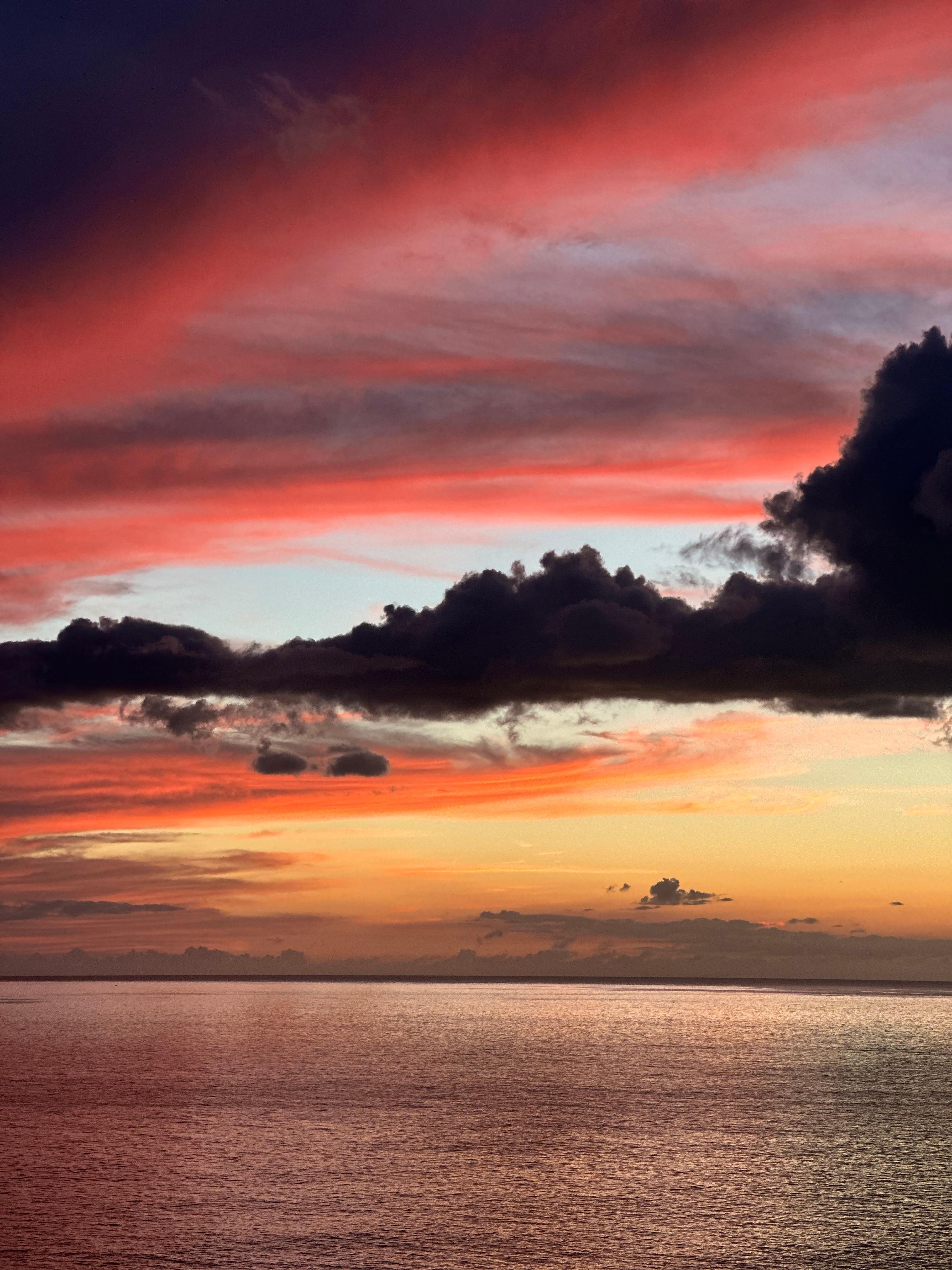 sunset from the lanai 