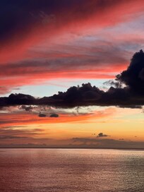 sunset from the lanai