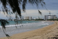 right out side the beach access gate, view to the right